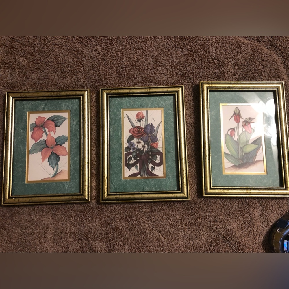 Set of Floral Art Prints